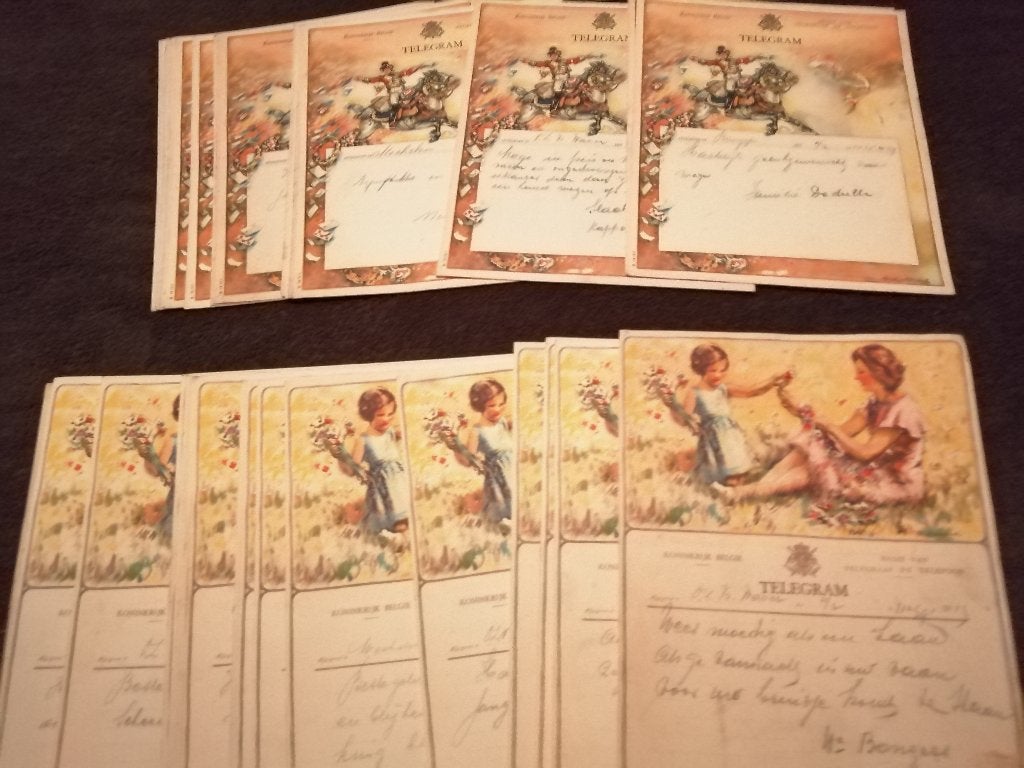 35 telegrammen, Collections, Rétro, Enlèvement ou Envoi, Autres types