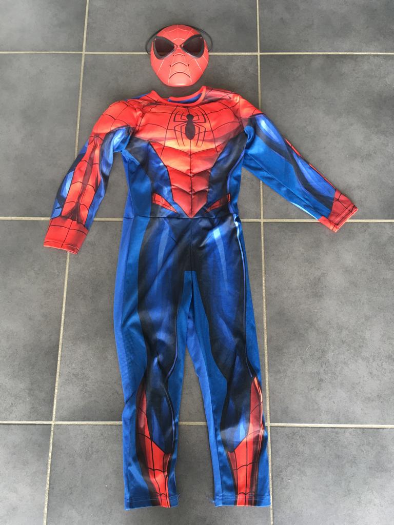 Verkleedpak Spiderman maat 110-116, Kinderen en Baby's, Ophalen, Gebruikt, 110 t/m 116, Jongen