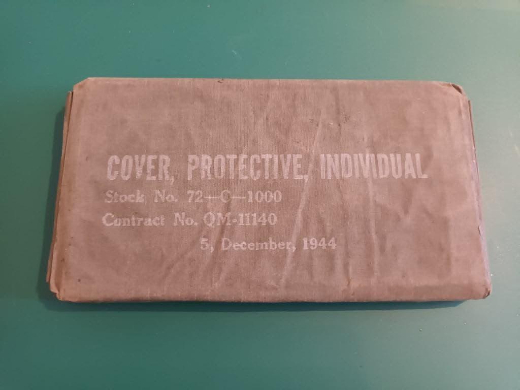 US WW2 Cover Protective Individual, Ophalen of Verzenden, Landmacht, Overige typen
