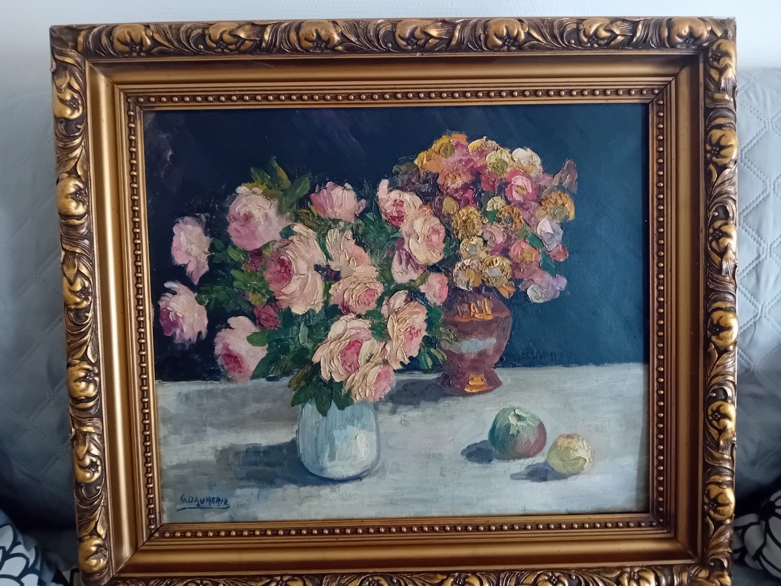 Peinture, Antiquités & Art, Enlèvement, Fleurs