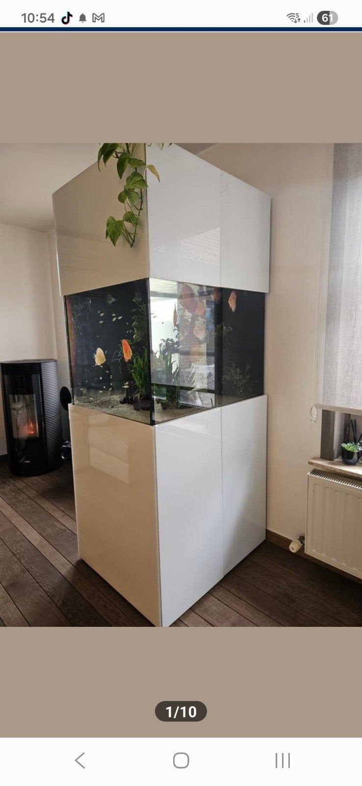 Aquarium aqualife met of zonder vissen te koop, Ophalen