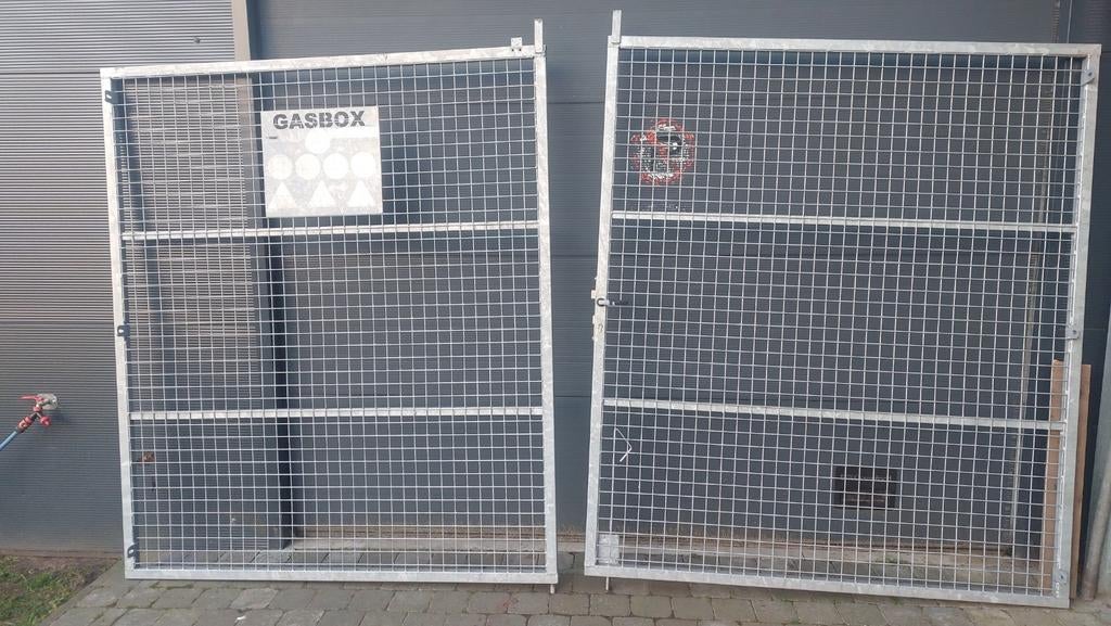 2 poort vleugels gegalvaniseerd, Ophalen