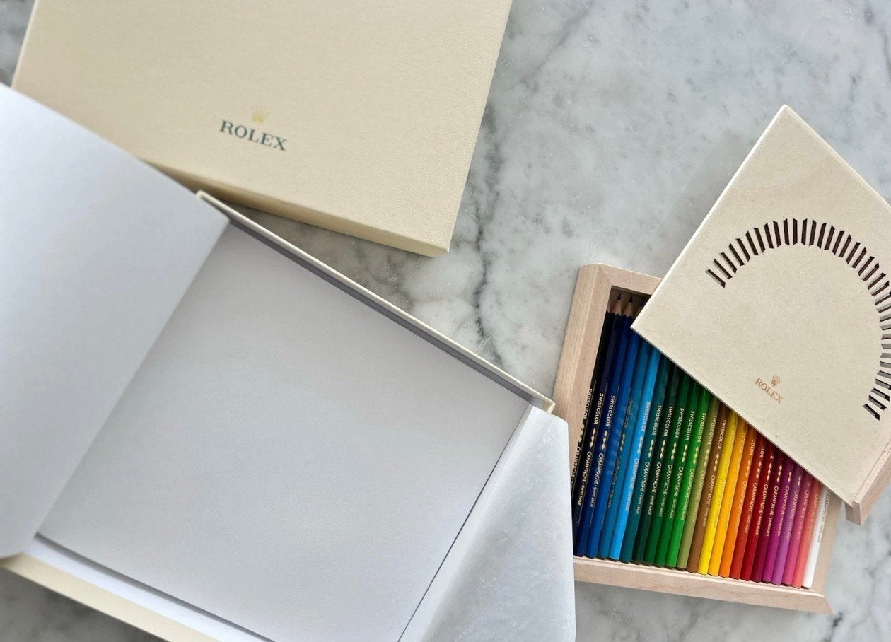 Rolex set potloden caran d’ache, Ophalen of Verzenden, Zo goed als nieuw