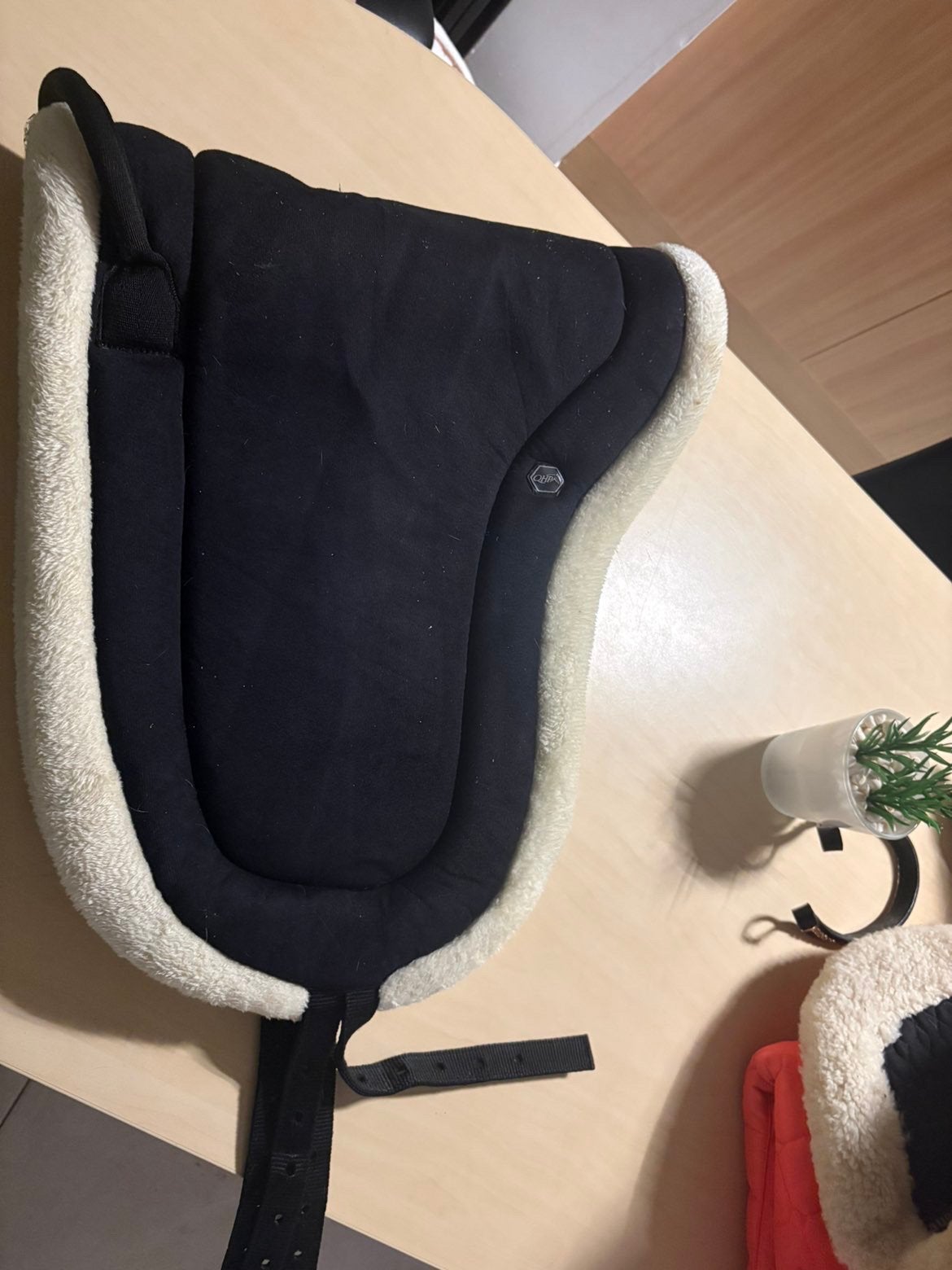 Qhp bareback pad, Dieren en Toebehoren, Gebruikt, QHP, Overige typen, Zwart