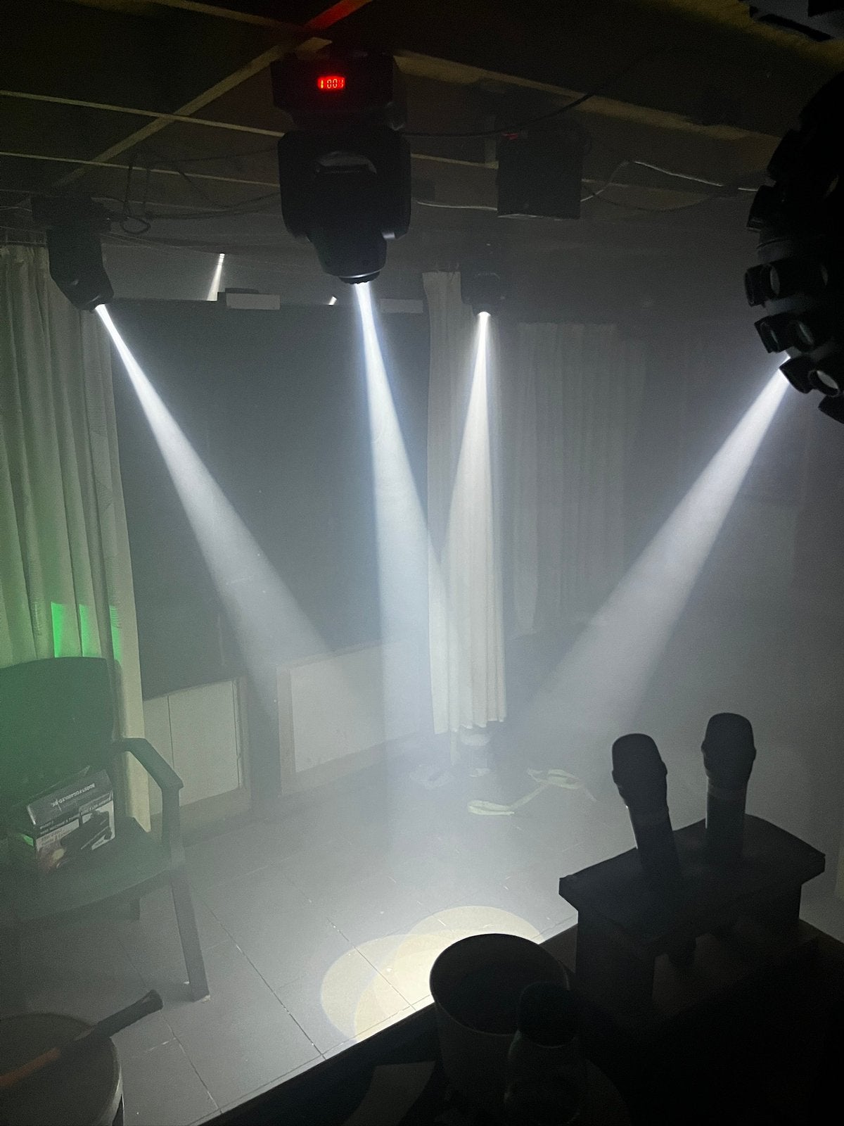 Mini moving head, Muziek en Instrumenten, Licht en Laser, Ophalen, Zo goed als nieuw, Licht, Geluidgestuurd