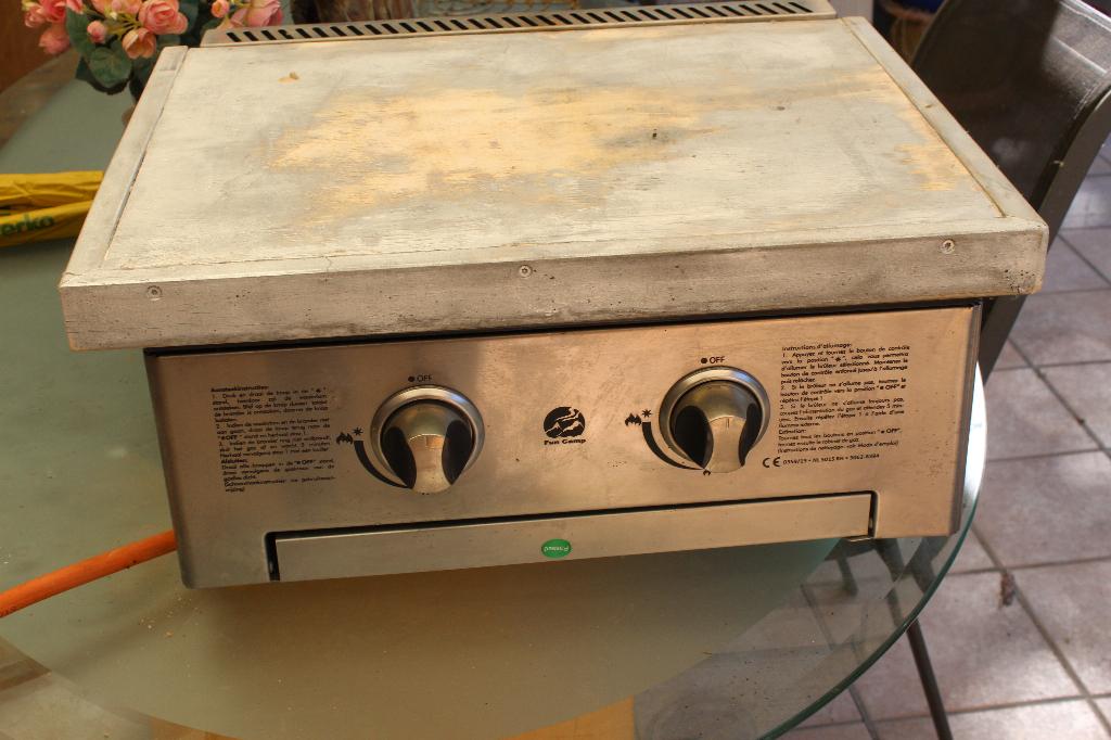 plancha, Jardin & Terrasse, Barbecues au charbon de bois, Enlèvement, Comme neuf
