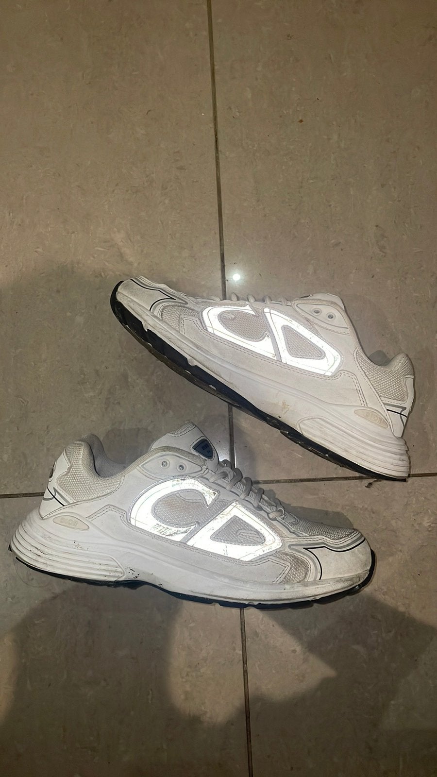 B30 wit, Enlèvement ou Envoi, Porté, Blanc, Baskets
