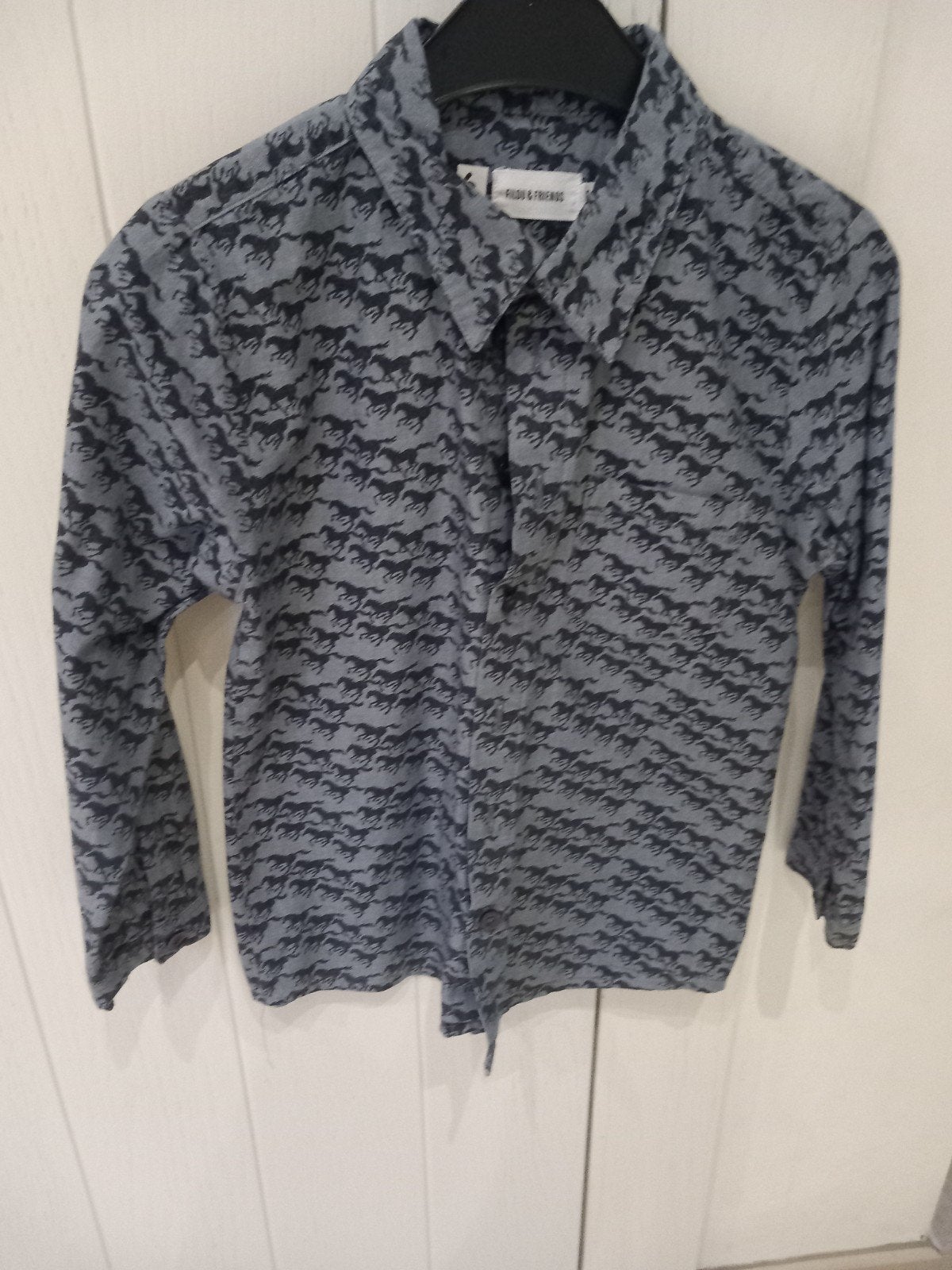 hemdjes maat 116, Ophalen of Verzenden, Zo goed als nieuw, Jongen, Overhemd of Blouse