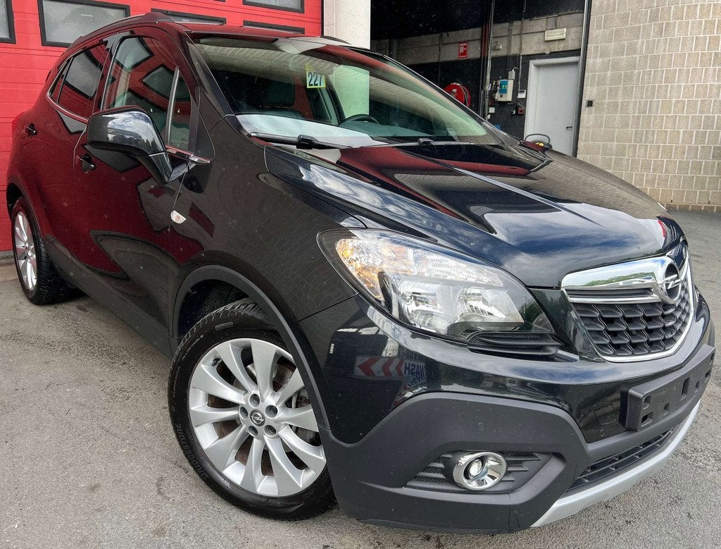 Opel Mokka 1.6i 4x2 Cosmo + CAR-PASS + CAMÉRA + NAVI + CUIR, Achat, Euro 6, Entreprise, Noir