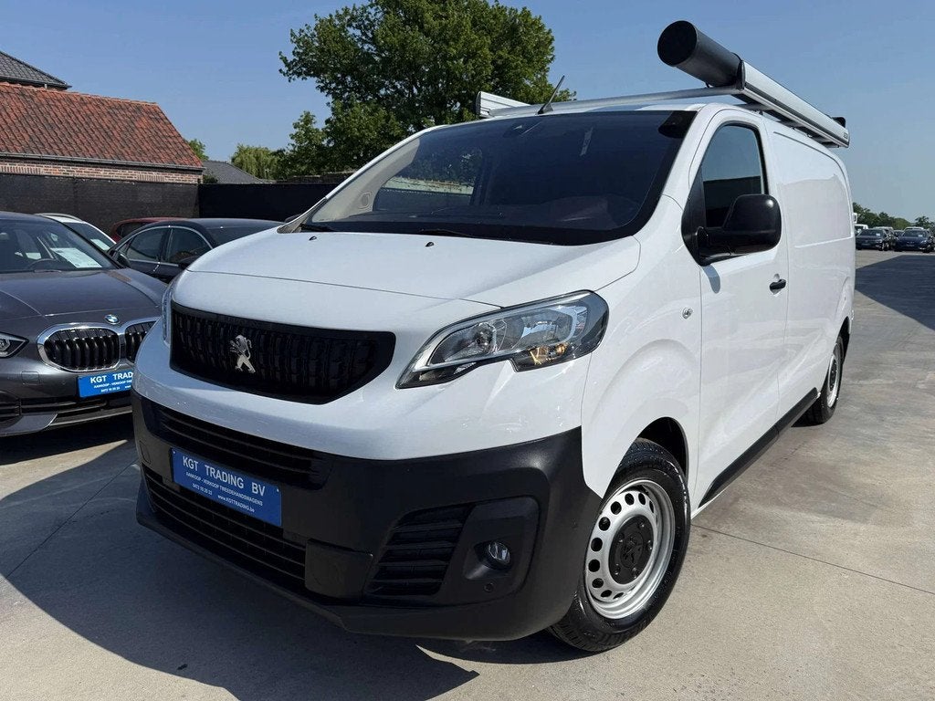 Peugeot Expert 2.0 BLUEHDI 3ZIT AUTOMAAT DAKREK NAVI CAMERA, Auto's, Bestelwagens en Lichte vracht, Automaat, Stof, Gebruikt, Wit