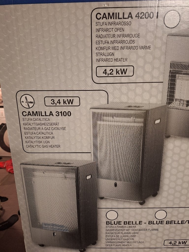 TMC gaskachel Camilla 3100 3,4kW, Enlèvement, Comme neuf