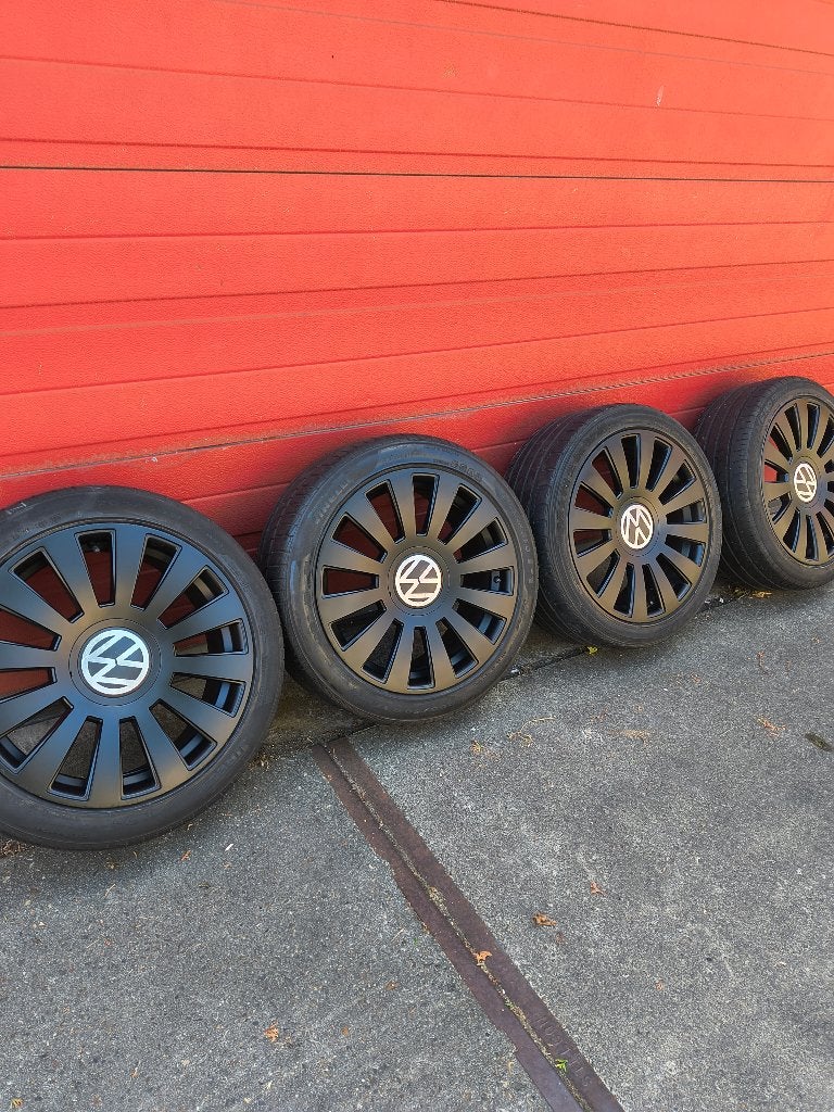 Vw velgen 17 inch s8 velgen 5x100 golf polo gti bora, Enlèvement, Utilisé