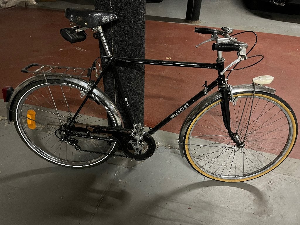 Vintage fiets maat 54+/-, Fietsen en Brommers, Gebruikt, Velgrem, Versnellingen, 53 tot 57 cm