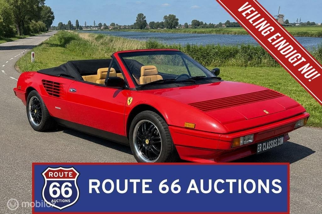 Ferrari Mondial Cabriolet | 1985 | Route 66 Auctions, Achat, Entreprise, Boîte manuelle, Autre carrosserie