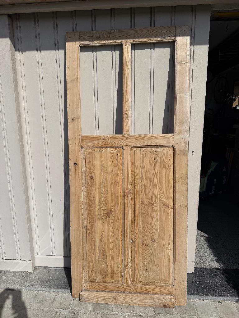 Houten Paneeldeur, Doe-het-zelf en Bouw, Deuren en Vliegenramen, Ophalen, Gebruikt, 80 tot 100 cm, Binnendeur