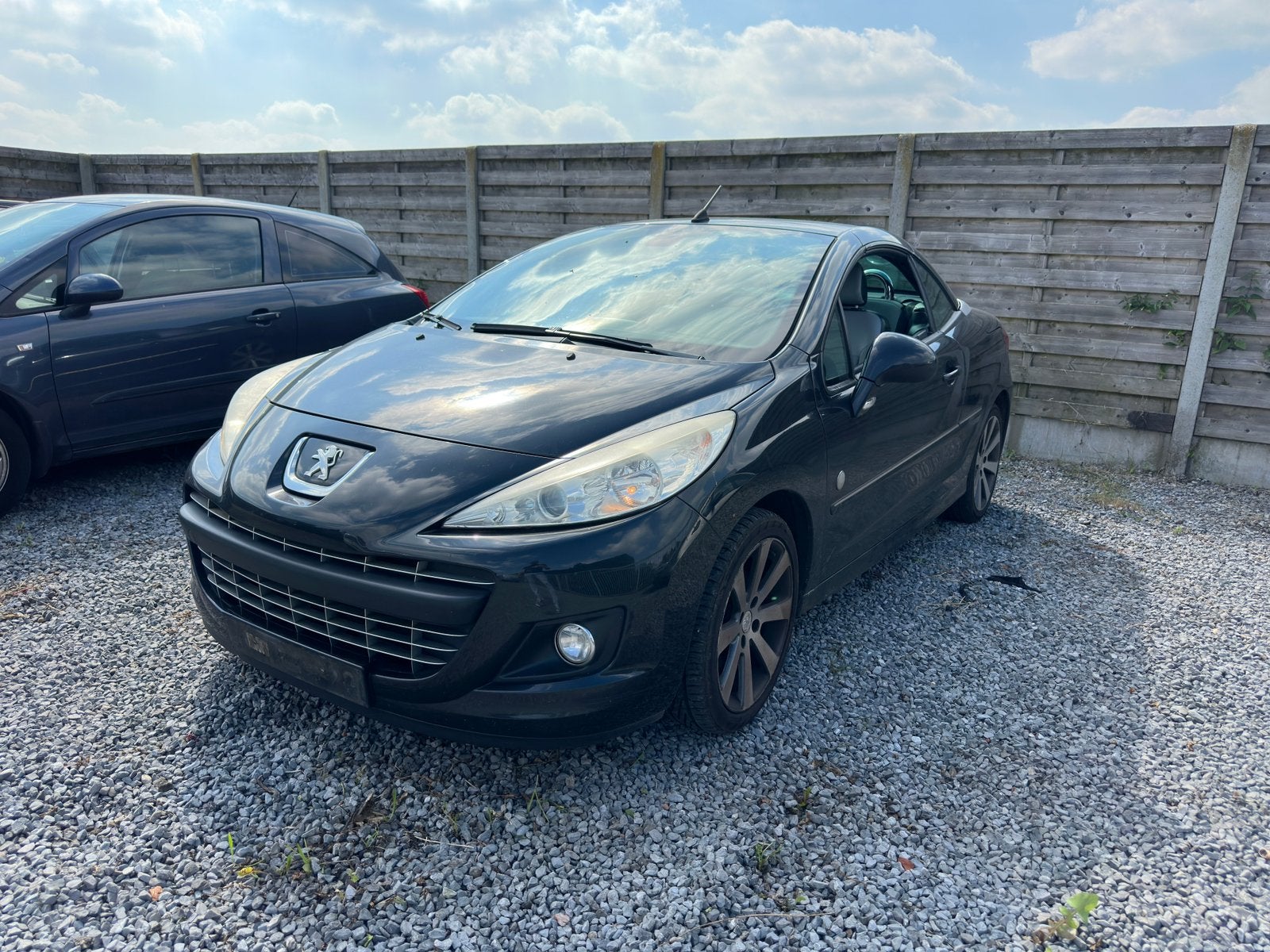 Peugeot 207 | Cabrio | 2012, Auto's, Voorwielaandrijving, Cabriolet, Zwart, Leder
