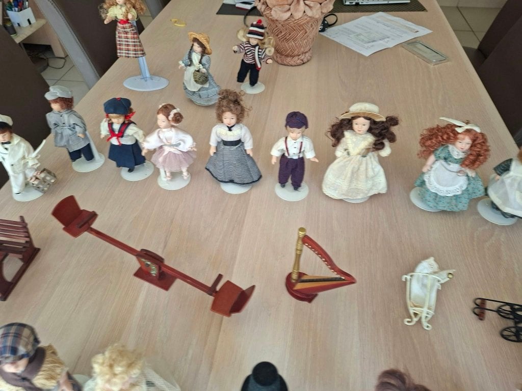 porselein poppen, Antiek en Kunst, Ophalen