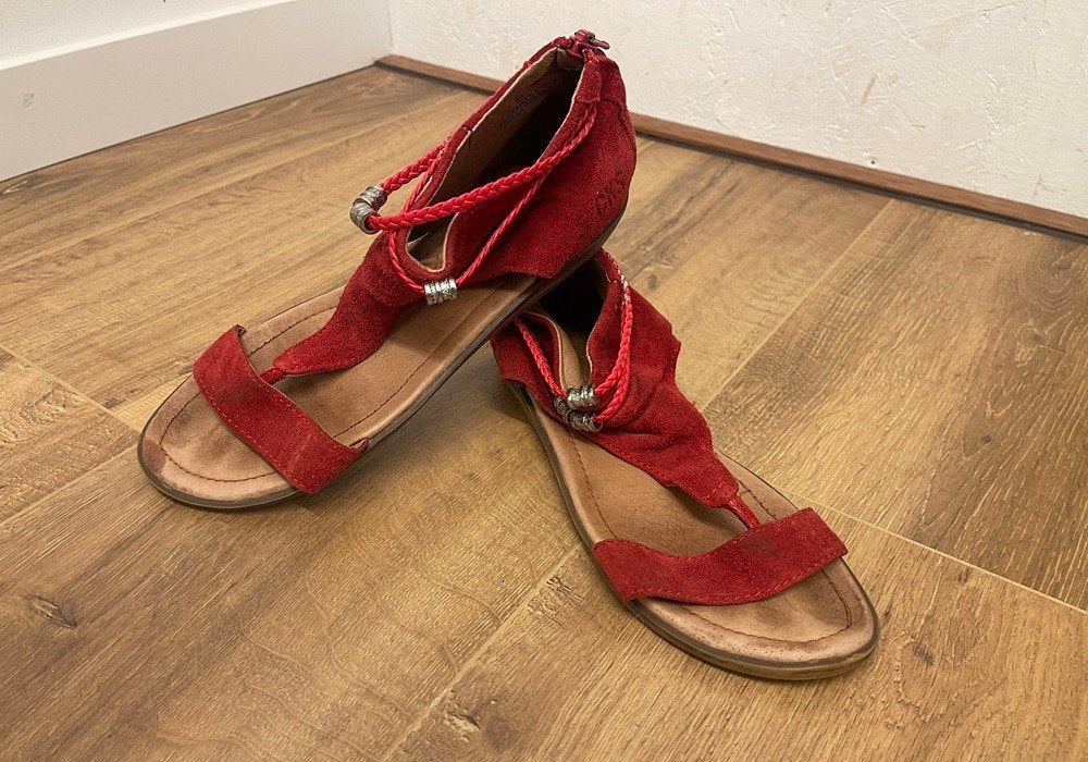 Sandalen CKS maat 35, Kleding | Dames, Ophalen of Verzenden, CKS, Gedragen, Rood