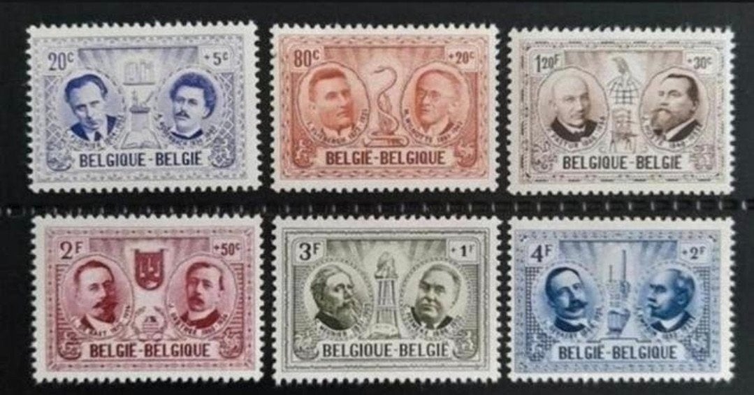 Belgique : COB 1013/18 ** Culturelle 1957., Sans timbre, Neuf, Enlèvement ou Envoi, Non oblitéré