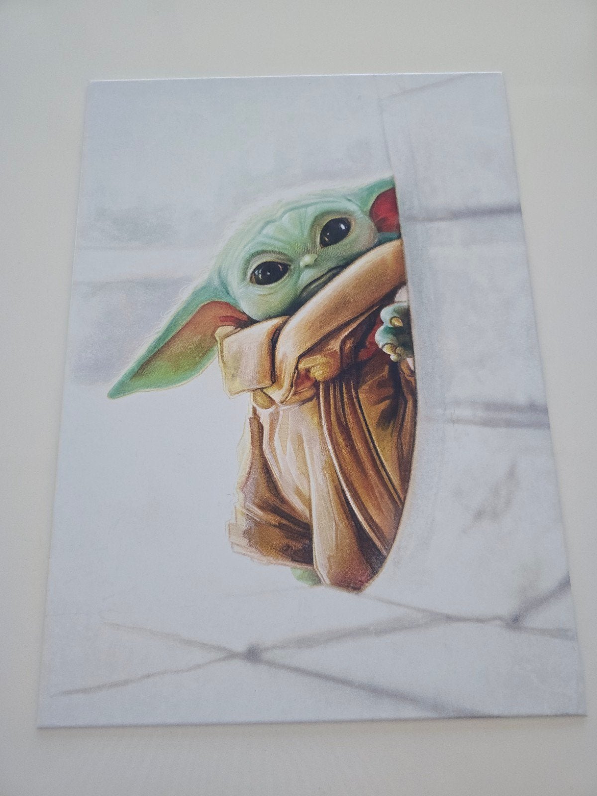 Displate Grogu/ baby Yoda, Enlèvement