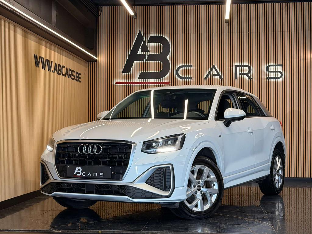Audi Q2 30 TFSI S line * GARANTIE 12 MOIS * 1ER PROPRIETAIRE, Auto's, 118 g/km, Stof, Gebruikt, Wit
