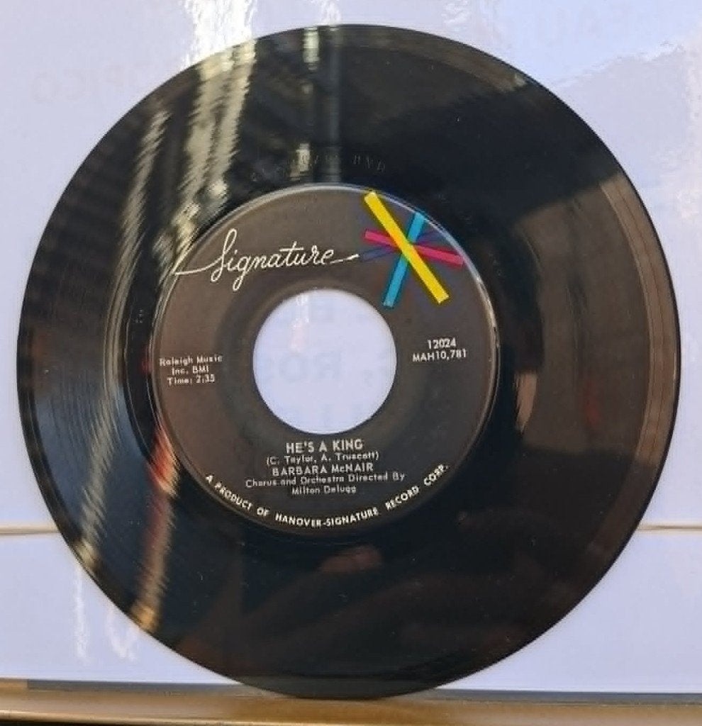 Barbara McNair - He's a king - Muray What's Your Hurry, Pressage original, Enlèvement ou Envoi, 7 inch, Utilisé