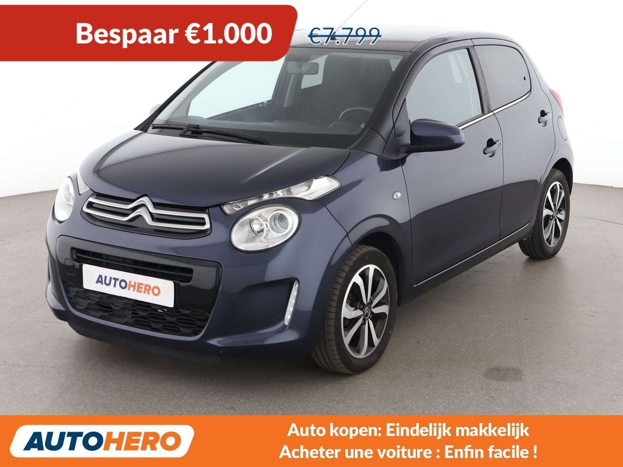 Citroën C1 1.0 VTi Shine (année de construction 2015), Autos, Euro 5, Achat, 998 cm³, 69 ch