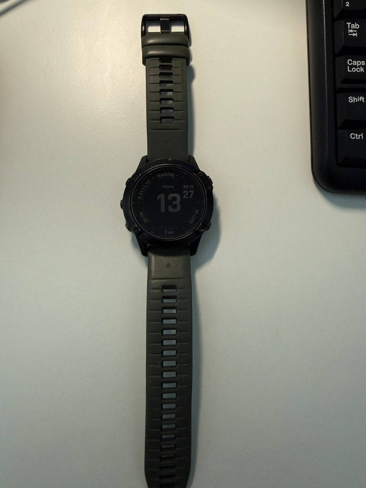 Garmin fenix 6 pro 47 mm - krasvrij scherm, Enlèvement, Utilisé