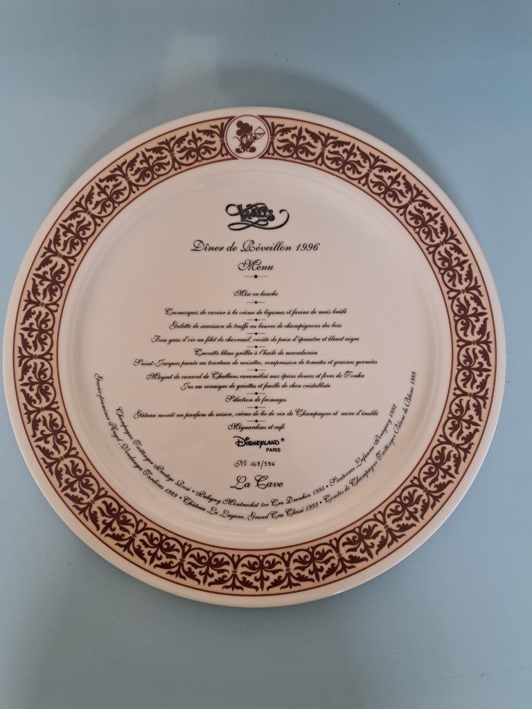 Villeroy&Boch bord 1996 Disneyland - Gelimiteerd 163/350, Ophalen of Verzenden