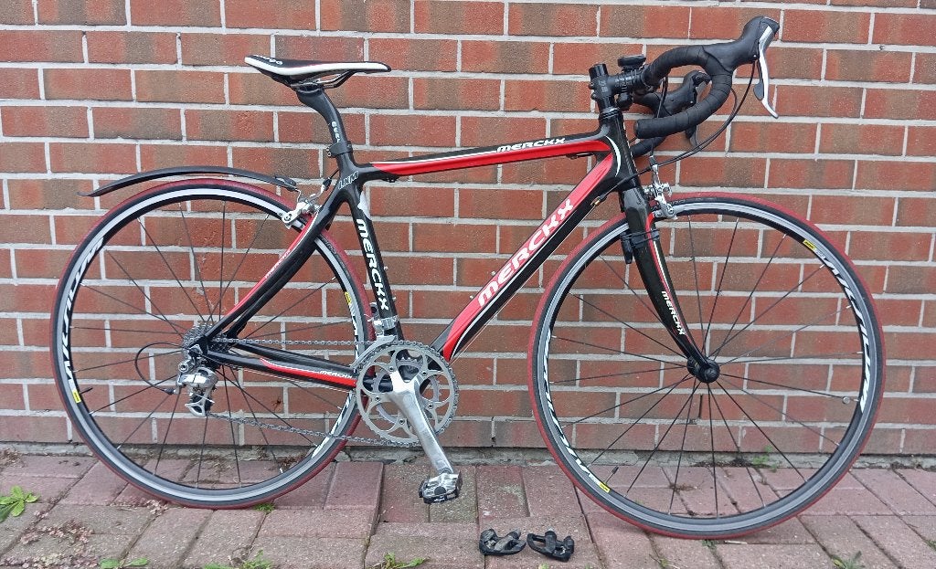 KOERSFIETS EDDY MERCKX LXM CARBON RIJKLAAR, Gebruikt, Carbon, 49 tot 53 cm, 15 tot 20 versnellingen