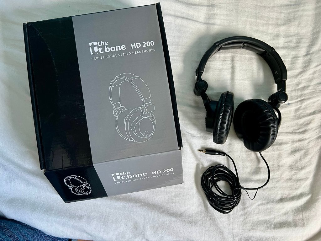Thomann T.Bone HD 200 Professional headphones, TV, Hi-fi & Vidéo, Autres marques, Enlèvement ou Envoi, Autres types, Noir