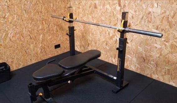 Powertec WB OB Olympische halterbank, Sport en Fitness, Fitnessmaterialen, Ophalen