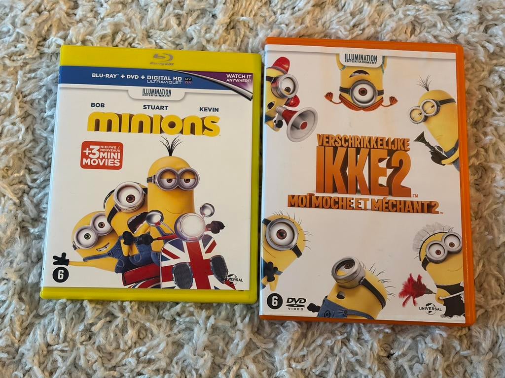 LOT DVD’S - Minions, Cd's en Dvd's, Dvd's | Tekenfilms en Animatie, Ophalen of Verzenden, Gebruikt
