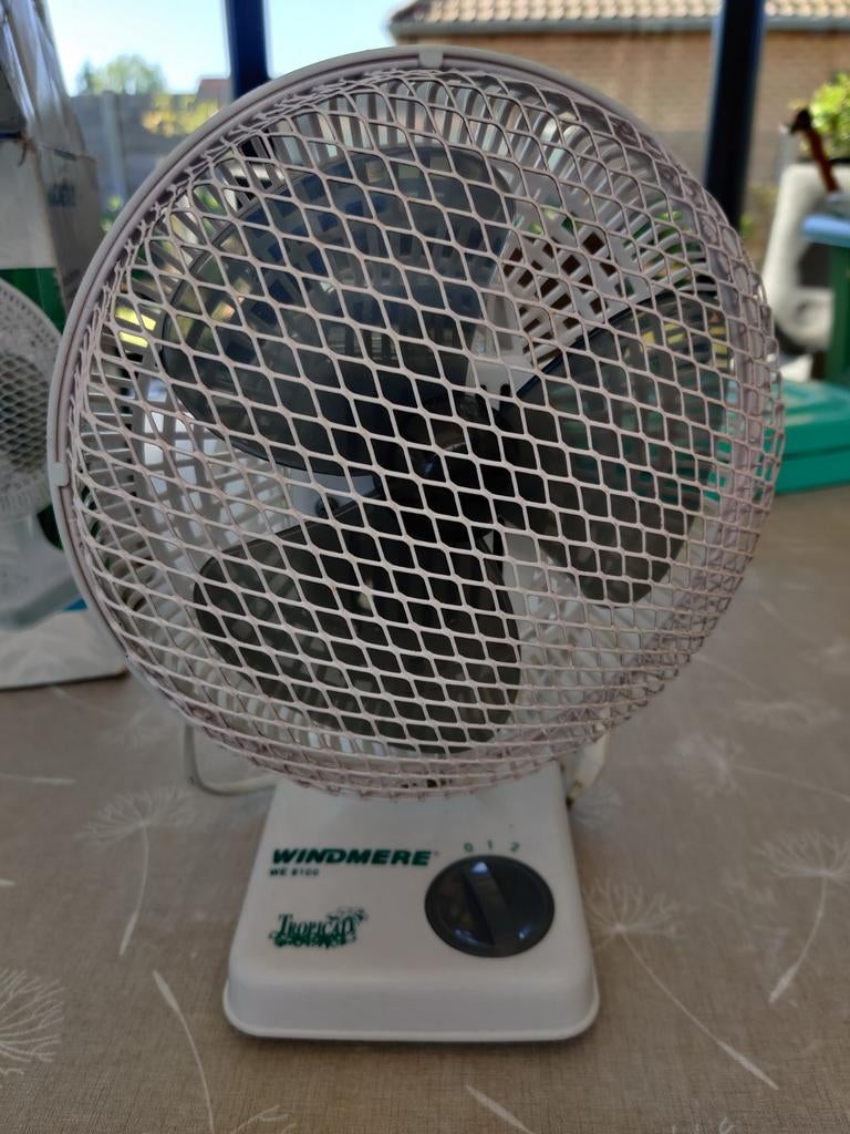 Petit ventilateur de table Windmere, Enlèvement