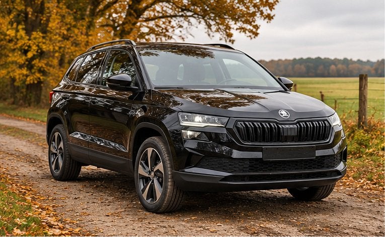 Skoda Karoq Clever 1.5 TSI DSG, Auto's, 4 cilinders, 700 kg, 1445 kg, Zwart