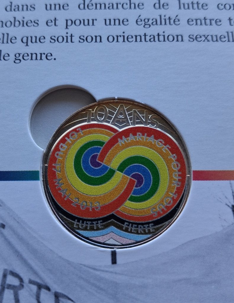 10 euro France Mariage pour Tous 2023 argent, Enlèvement ou Envoi, France, 10 euros, Argent