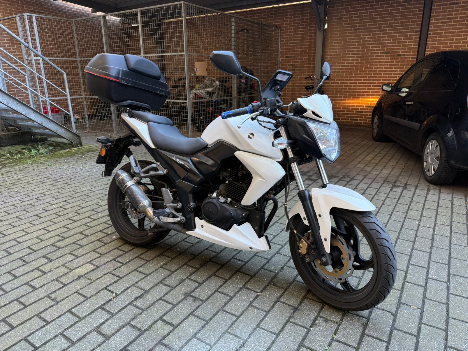 SYM wolf 125cc, Comme neuf, Classe B (45 km/h), Enlèvement, Fiddle