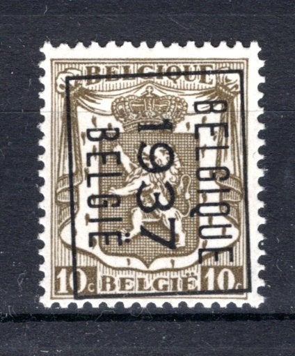 PRE326B MNH** 1937 - BELGIQUE 1937 BELGIE, Envoi, Non oblitéré, Neuf