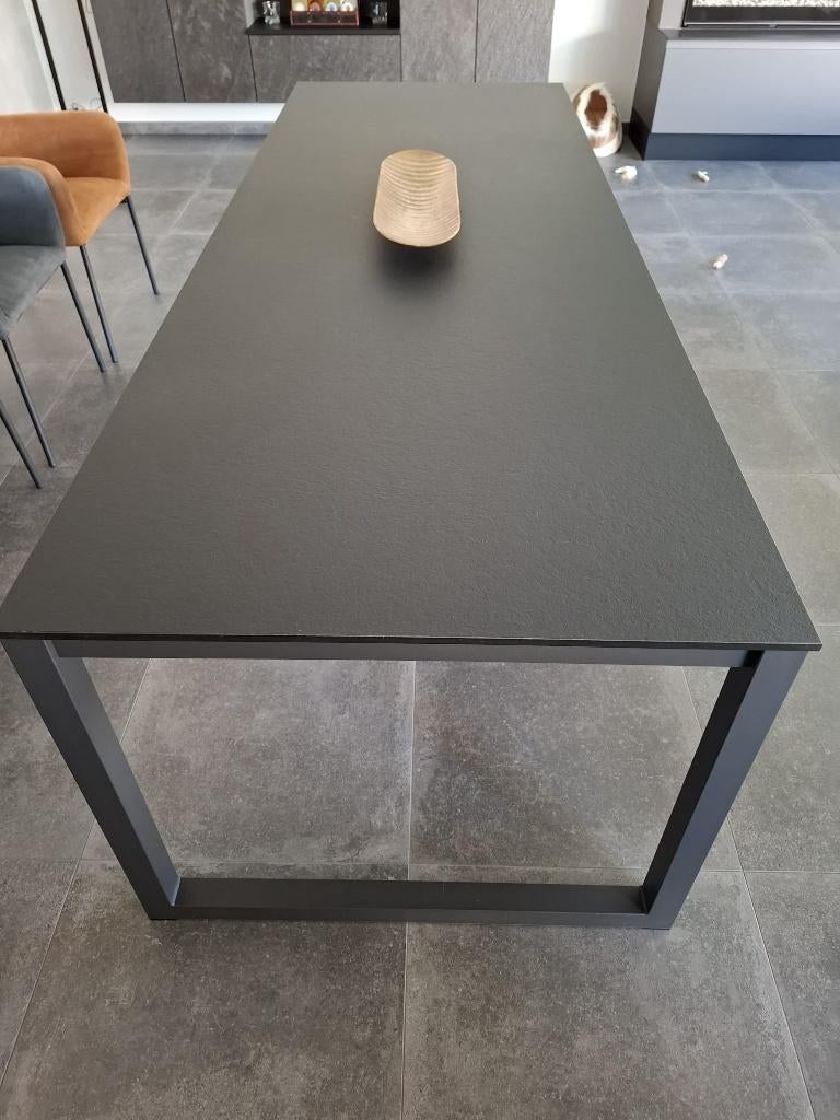 grote eettafel, Huis en Inrichting, Tafels | Eettafels, Ophalen, Zo goed als nieuw, Metaal
