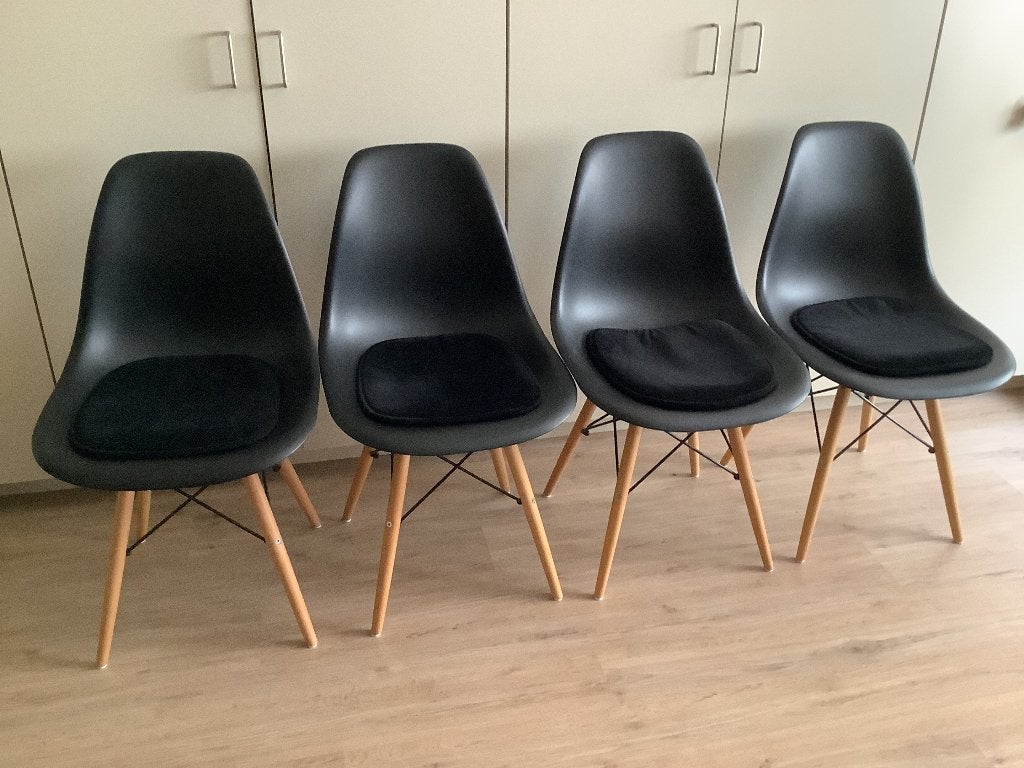 Stoelen, Huis en Inrichting, Stoelen, Ophalen, Zwart, Hout, Modern