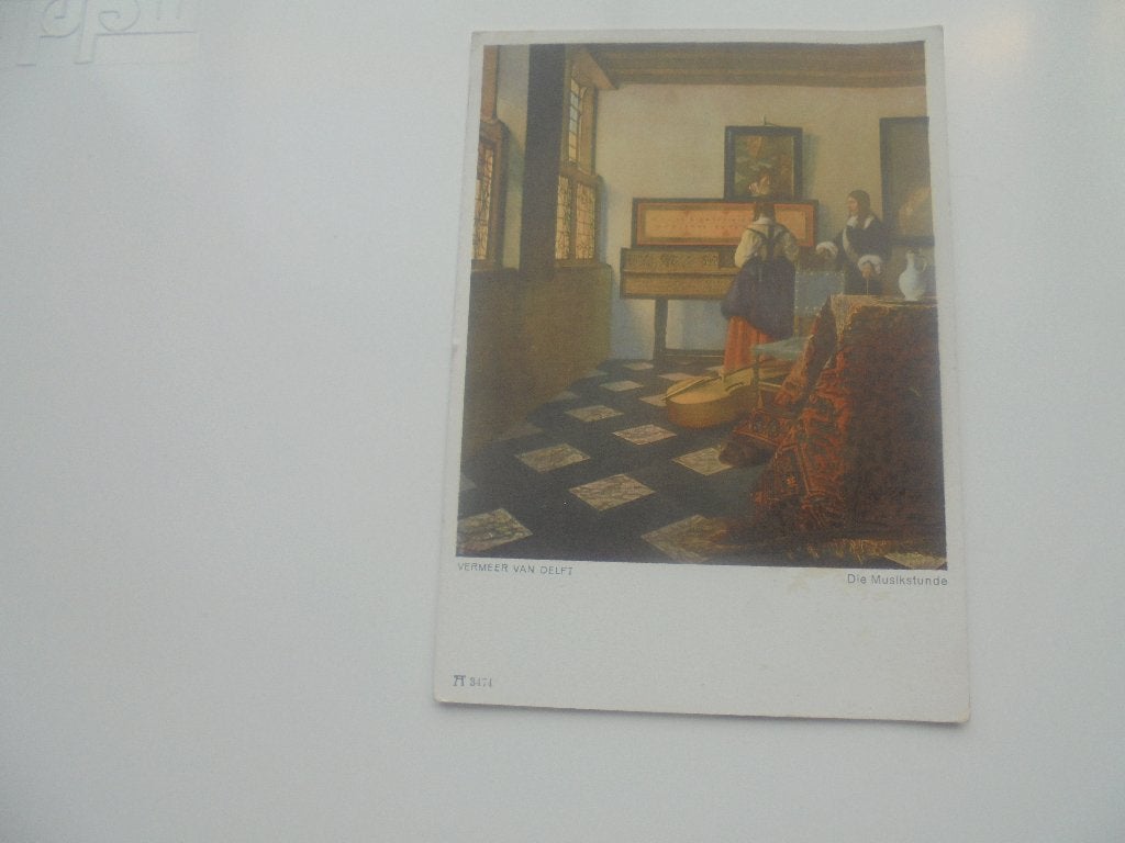 vermeer- schilderijen -10 postkaarten, Verzenden, Voor 1920, Ongelopen, Sterren en Beroemdheden
