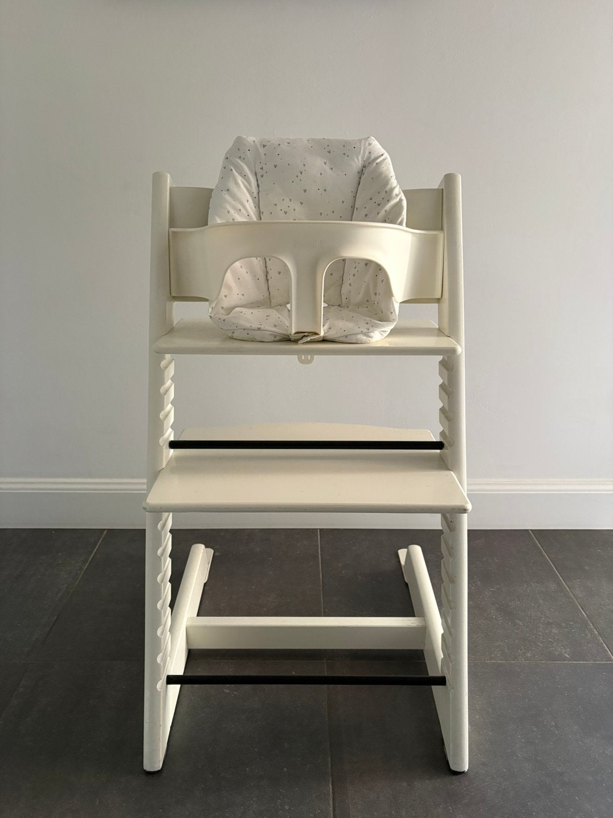 Stokke stoel, Ophalen, Zo goed als nieuw, Meegroeistoel, Aanschuifbaar