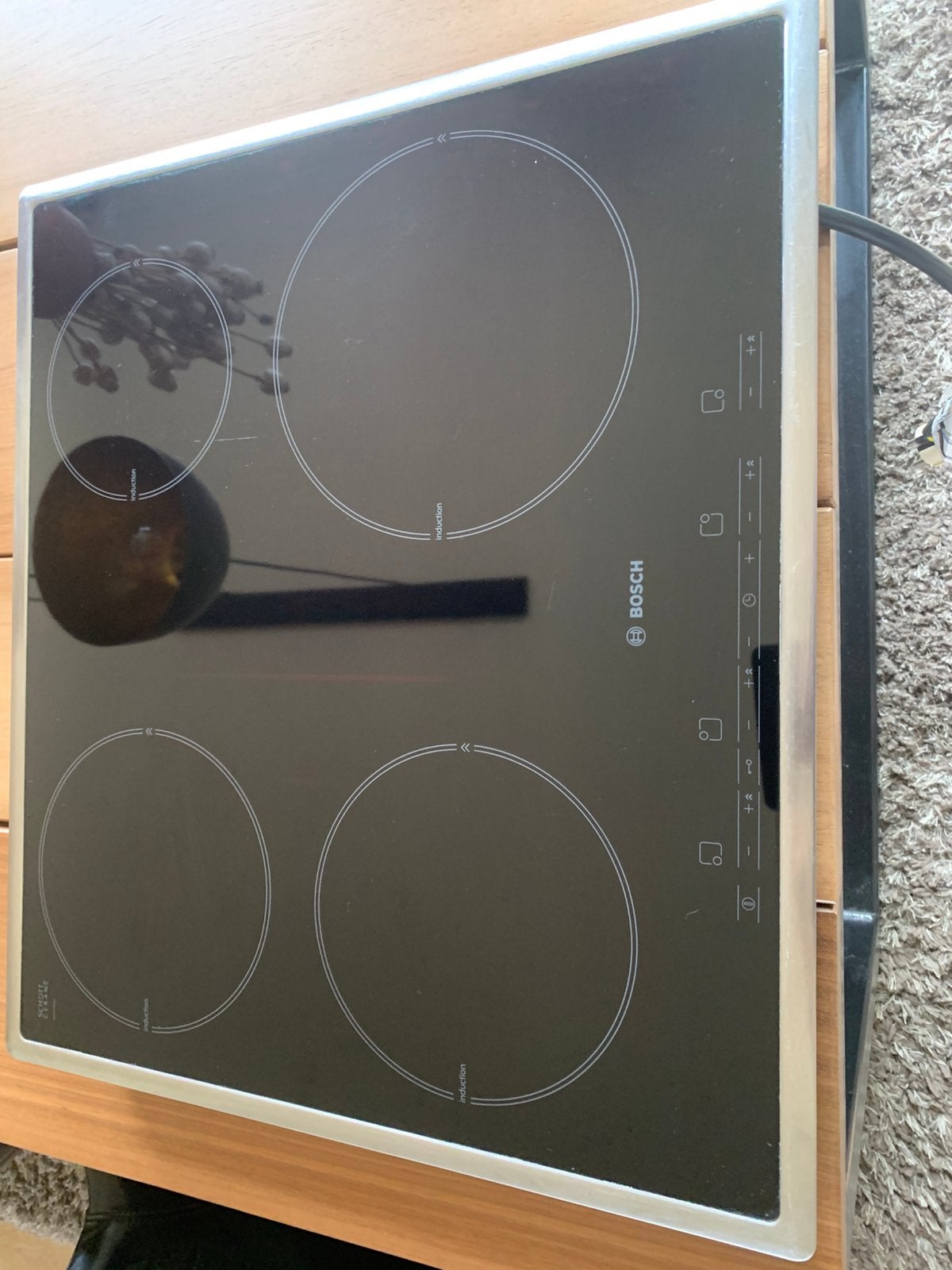 Plaque de cuisson induction Bosh, Enlèvement, Induction