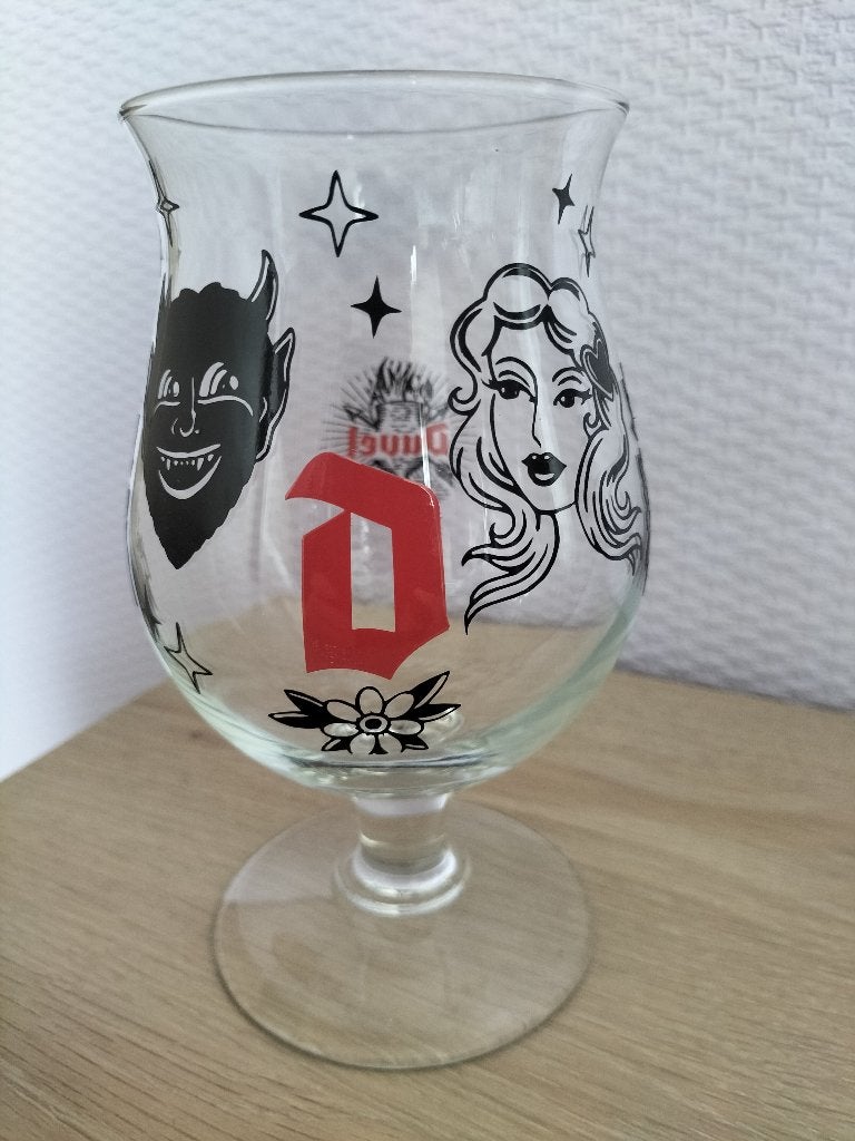 Duvelglas. Duivel/Lady, Ophalen of Verzenden, Nieuw, Glas of Glazen, Duvel
