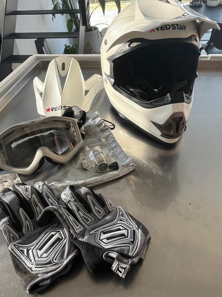 Crosshelm Redstar, Motoren, Kleding | Motorhelmen, XS, Offroadhelm, Tweedehands, Ophalen