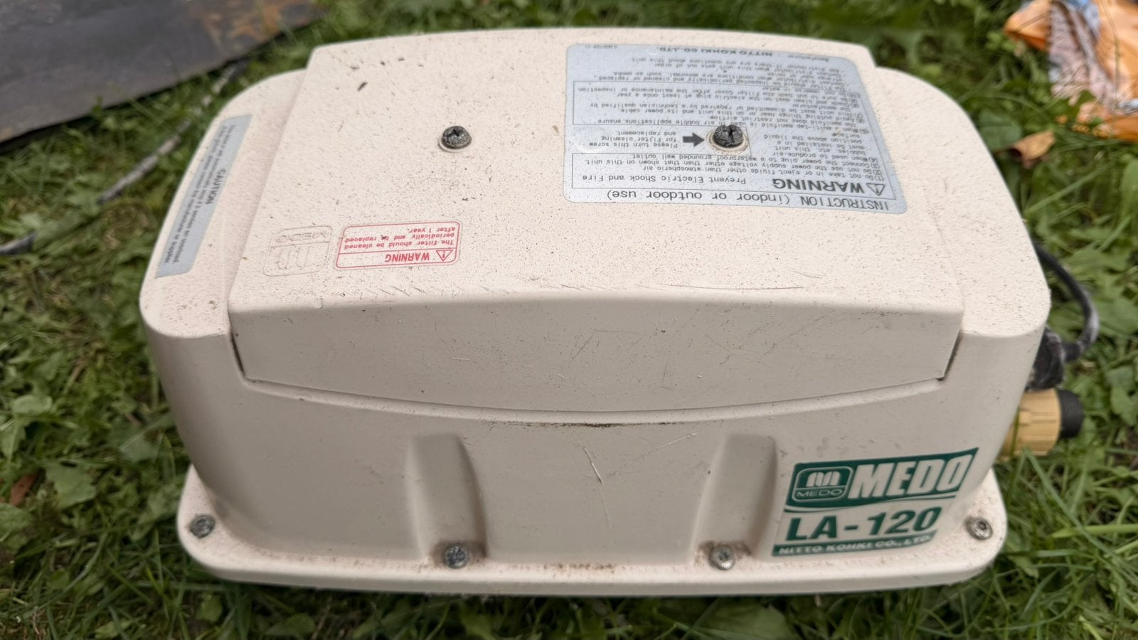 Medo LA-120 vijver beluchter, Tuin en Terras, Ophalen, Gebruikt, Vijverpomp