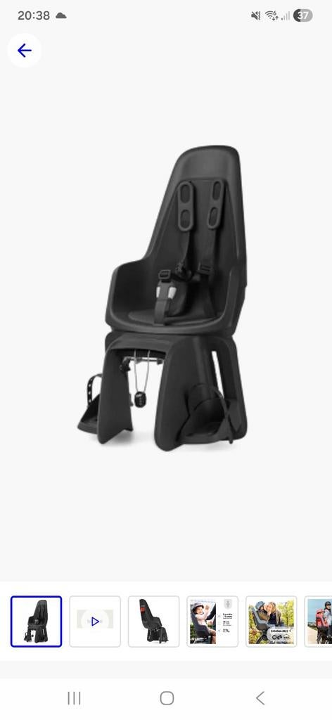 Bobike One Maxi Fietsstoeltje, Bobike Maxi One, Repose-pieds, Comme neuf, Enlèvement