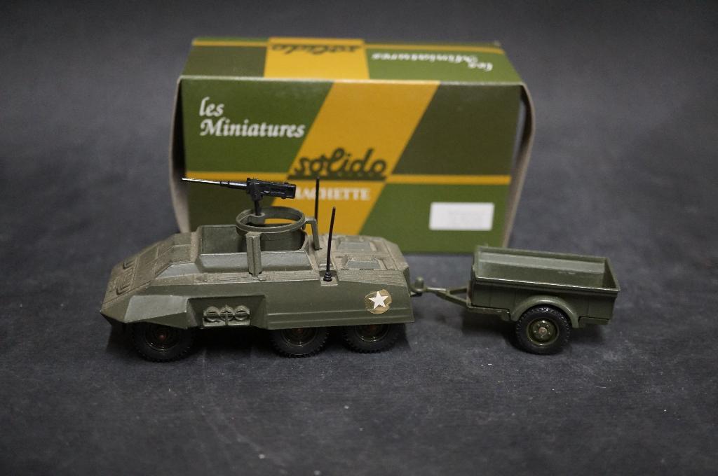 Solido M20 combat car - 1/50 - TOP, Hobby en Vrije tijd, Modelauto's | 1:50, Ophalen of Verzenden