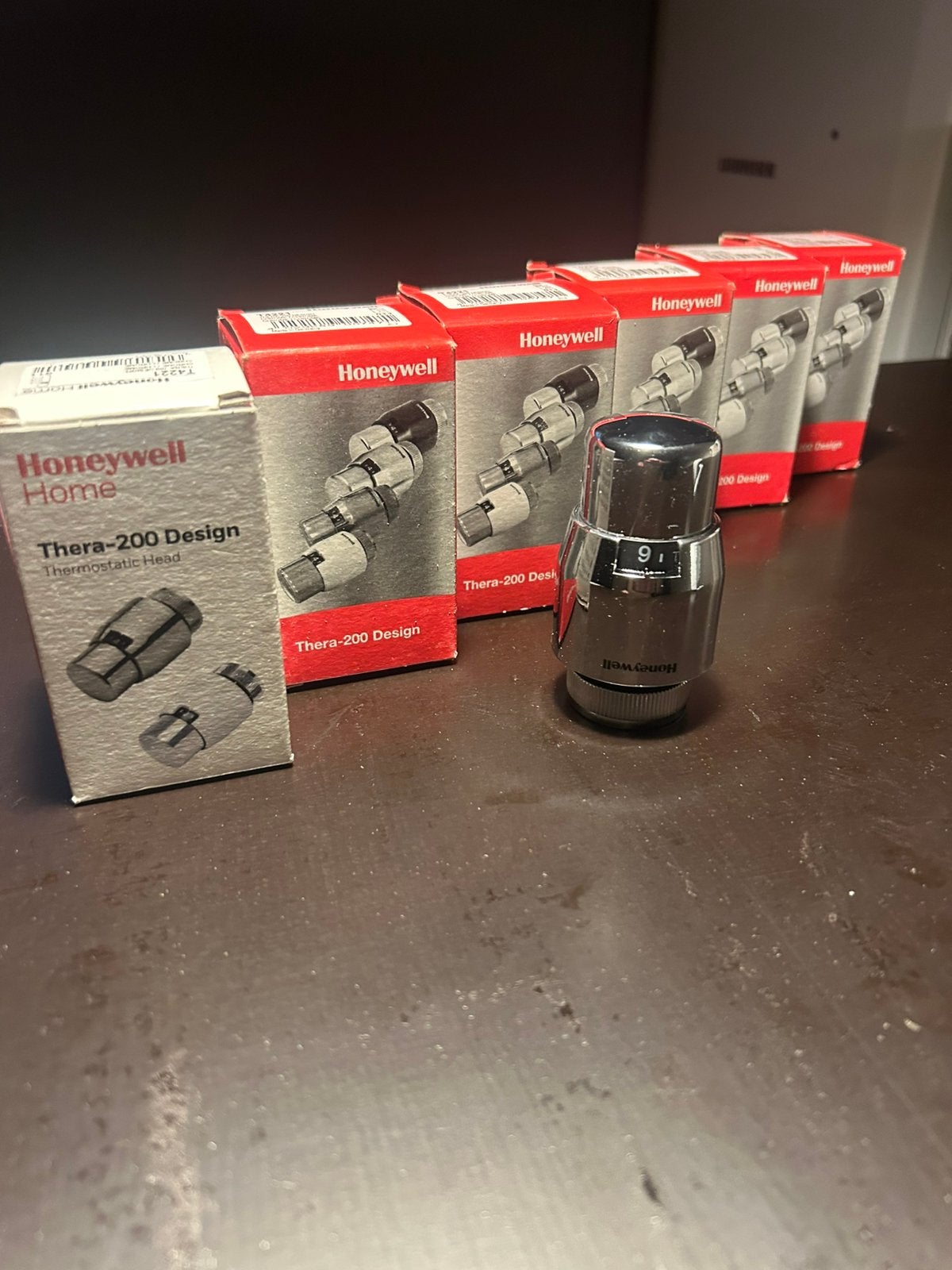 6 stuks Honeywell thermostaatkop chrome. Nieuw!, Ophalen, Nieuw