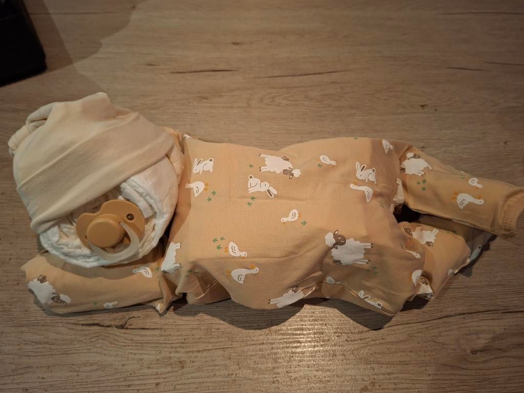 Luiertaart slapende baby, Ophalen of Verzenden